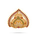 Half Crown With Arch - 2.5 x 2.75 Inches | Multicolour Stone Kireedam/ Stone Kiridam for Deity - Head & Face Accessories