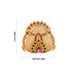 Half Crown With Arch - 2 x 2.25 Inches | Multicolour Stone Kiridam/ Stone Kireedam for Deity - Head & Face Accessories
