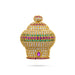 Half Crown - 1.5 x 1.25 Inches | Multicolour Stone Mukut/ Stone Kireedam for Deity - Head & Face Accessories
