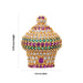 Half Stone Crown - 0.75 X 0.75 Inch | Multicolour AD Stone Kireedam/ Kiridam/ Mukut For Deity Decor - Head & Face Accessories