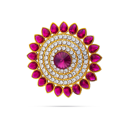 Stone Jada Billa - 0.25 x 2.5 Inches | Dance Jewellery/ Vankey Jada Pin/ Kemp Hair Accessory for Women - Head & Face Accessories