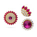 Stone Jada Billa - 0.25 x 2.5 Inches | Dance Jewellery/ Vankey Jada Pin/ Kemp Hair Accessory for Women - Head & Face Accessories