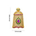Balaji Half Stone Crown - 1.25 X 0.75 Inches | Multicolour AD Stone Kireedam/ Kiridam/ Mukut For Deity Decor - Head & Face Accessories