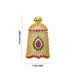 Balaji Half Stone Crown - 1.75 X 1 Inches | Multicolour AD Stone Kireedam/ Kiridam/ Mukut For Deity Decor - Head & Face Accessories