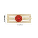 Shivan Vibhuti Pattai - 2.5 x 5.5 Inches | Tripundra Tilak/ Stone Vibuthi Pattai/ Stone Jewellery for Deity - Head & Face Accessories