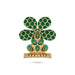 Mala Mukut Set - 1.5 Inches | God Accessory Set/ Crown, Necklace & Earrings For Krishna Bhagawan - Deity Accessories