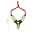 Mala Mukut Set - 1.5 Inches | God Accessory Set/ Crown, Necklace & Earrings For Krishna Bhagawan - Deity Accessories