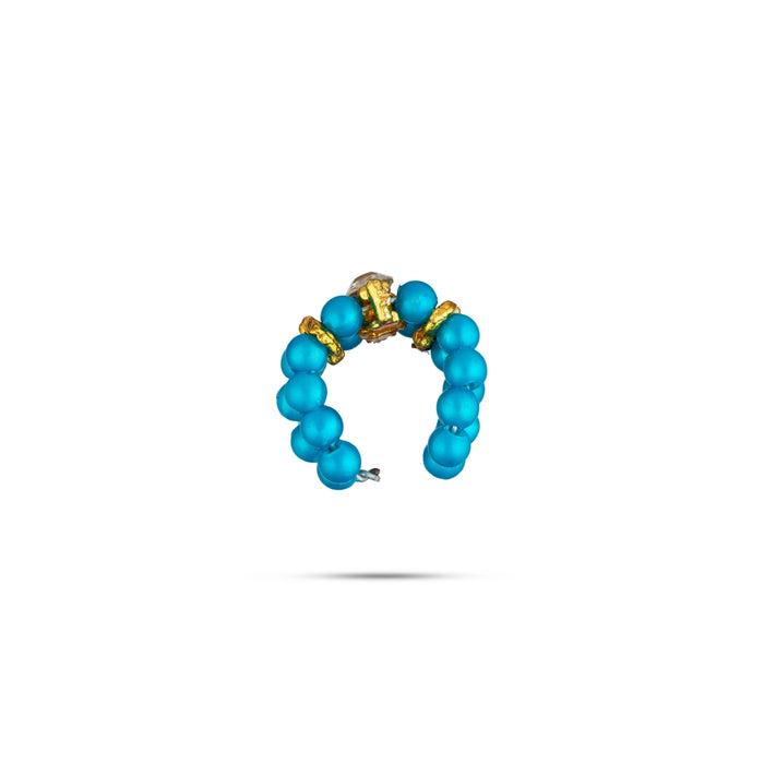 Mala Mukut Set - 2 Inches | God Idol Jewelry Set/ Mukut, Mala & Earrings for Krishna Decoration
