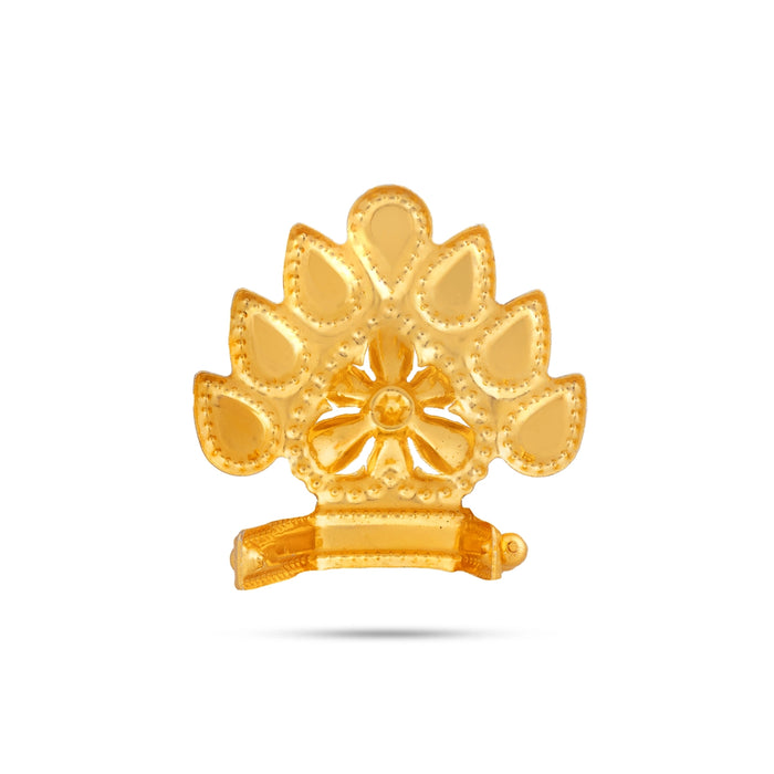 Imitation Mukut - 2 x 1 Inches | Deity Crown / Kiritam/ God Idol Mukut for Pooja & Temple Decoration