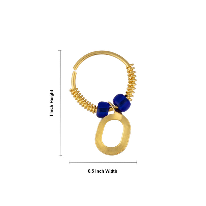 Kundal - 1 x 0.5 Inches | Goddess Earring/ Divine Ornament/ Jewellery For Deity Alankaram