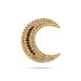 Stone Sun And Moon Pair - 2.5 Inches | Multicolour Stone Sun Moon/ Hair Accessories for Deity - Head & Face Accessories