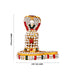 Shiv Ling Murti With Nagam- 2.75 x 2.25 Inch | Multicolour Stone Shiv Ling Idol/ Shiva Lingam Statue For Pooja - Gold Polish Murties