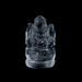 Sphatik Ganapati Murti - 1.75 Inches | Sphatik Ganesha Murti/ Spatik Vinayaka Statue for Pooja - Sphatik & Semi Precious Stone Murties