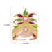 Mukut - 3 x 3.25 | Stone with Jari Crown/ Kireedam for Deity Decor - Head & Face Accessories