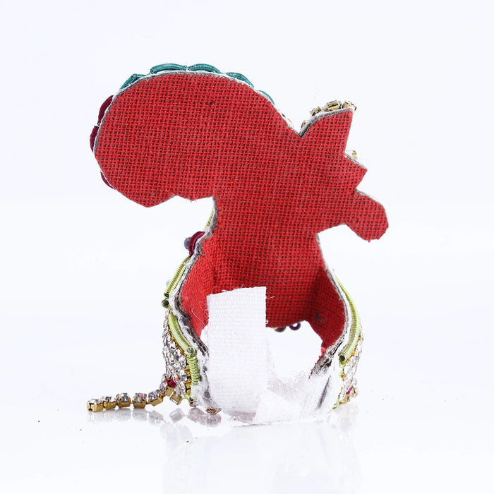 Jari Mukut  - 1.8 x 2 Inches |  Kireedam/ Stone Crown/ Multicolour Stone Kiritam for Deity - Head & Face Accessories