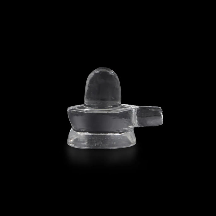 Spatika Lingam – 1 X 1 Inches | Crystal Shiva Lingam / Spatika Shivling For Devotional Worship