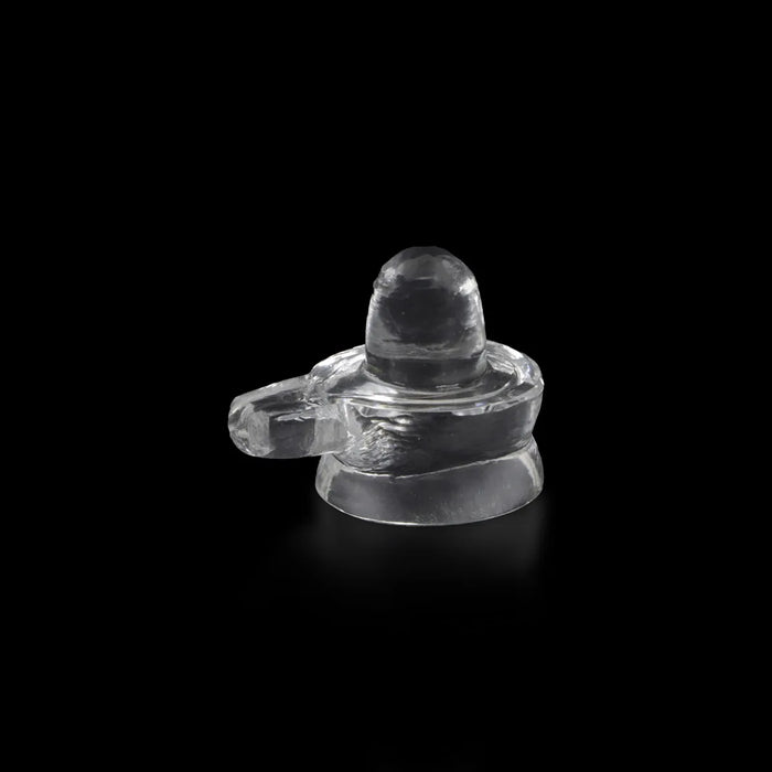 Spatika Lingam – 1 X 1 Inches | Crystal Shiva Lingam / Spatika Shivling For Devotional Worship