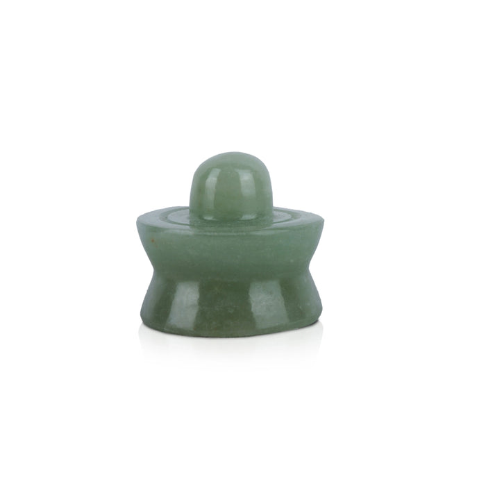 Zade Shiv Ling Murti - 2 x 2.25 Inches | Shiva Lingam Statue/ Shiv Ling Statue for Worship
