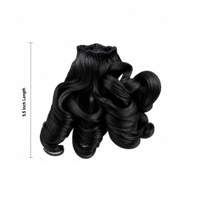 Radha Hair - 5.5 Inches | Artificial Hair/ Curly wig / Synthetic Hair For Goddess