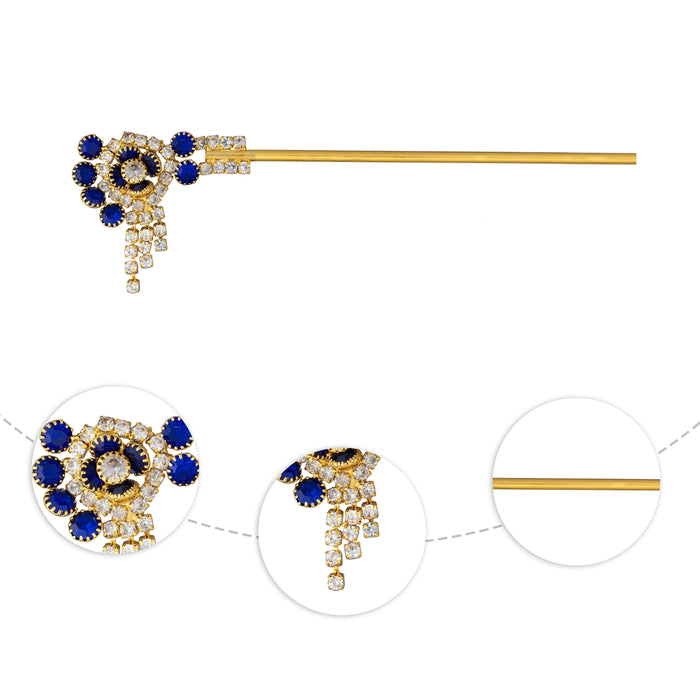 Stone Flute - 4 Inches | Decorative Krishna Bansuri/ Laddu Gopal Flute for Deity Decoration