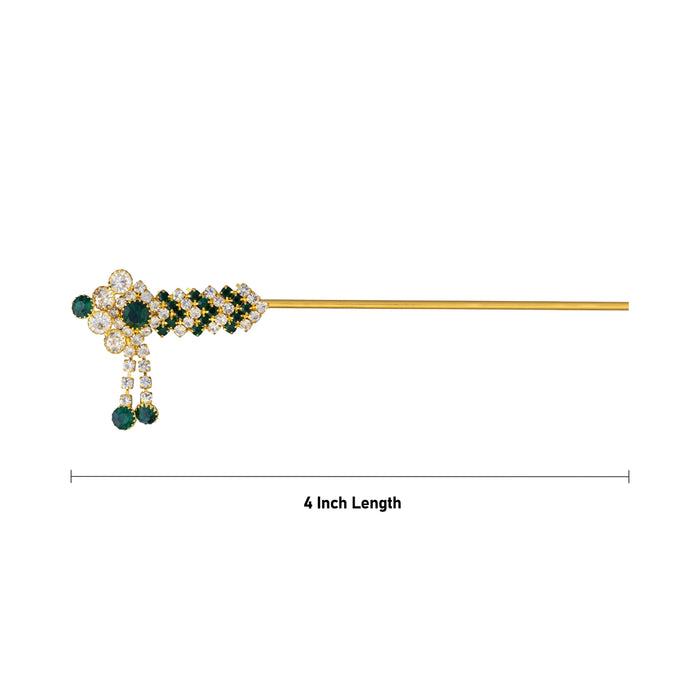 Stone Flute - 4 Inches | Decorative Krishna Bansuri/ Laddu Gopal Flute for Deity Decoration