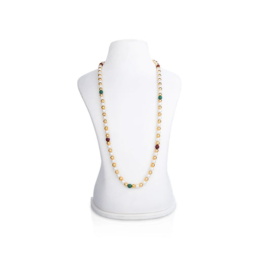 Moti Mala - 15 Inches | Beaded Mala/ Beaded Jewellery/ Artificial Jewelry For Traditional Wear - Ethnic Wear Accessories