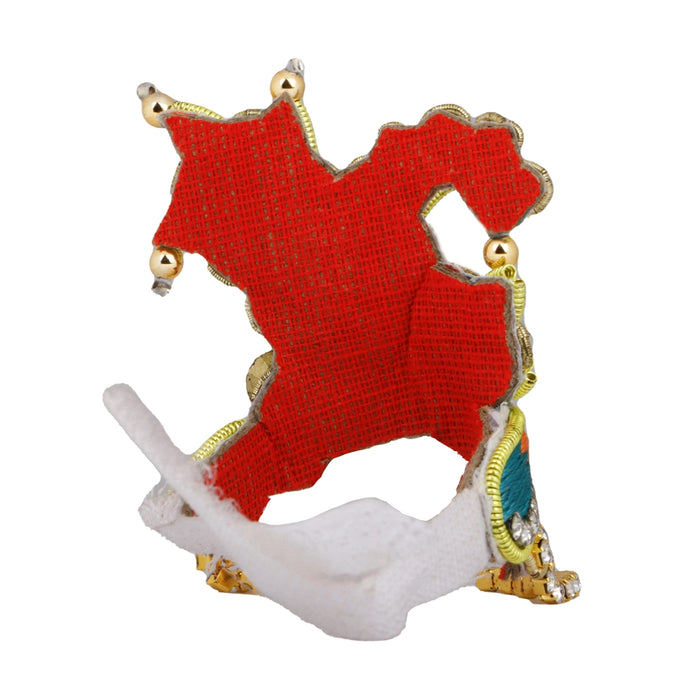 Jari Mukut  - 1.5 x 0.5 Inches |  Kireedam/ Stone Crown/ Multicolour Stone Kiritam for Deity - Head & Face Accessories