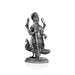 Murugan Statue With Peacock- 3.5 X 2.5 Inches | Silver Kartikeya Statue/ Antique Polish Murugan Silai For Home - German Silver Murties
