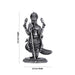 Murugan Statue With Peacock- 3.5 X 2.5 Inches | Silver Kartikeya Statue/ Antique Polish Murugan Silai For Home - German Silver Murties