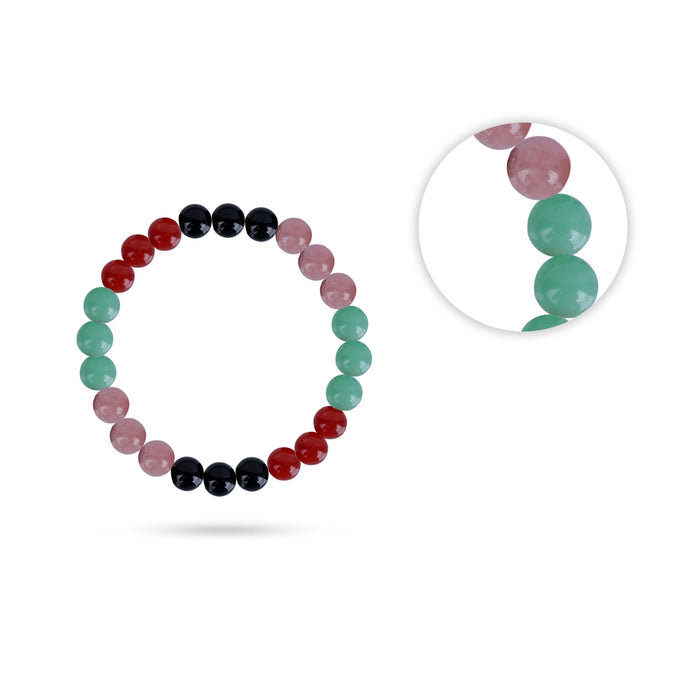 Crystal Bracelet - 2.5 Inches | Bracelet / Semi Precious Stone Hand Band / Crystal Bead Hand Bracelet