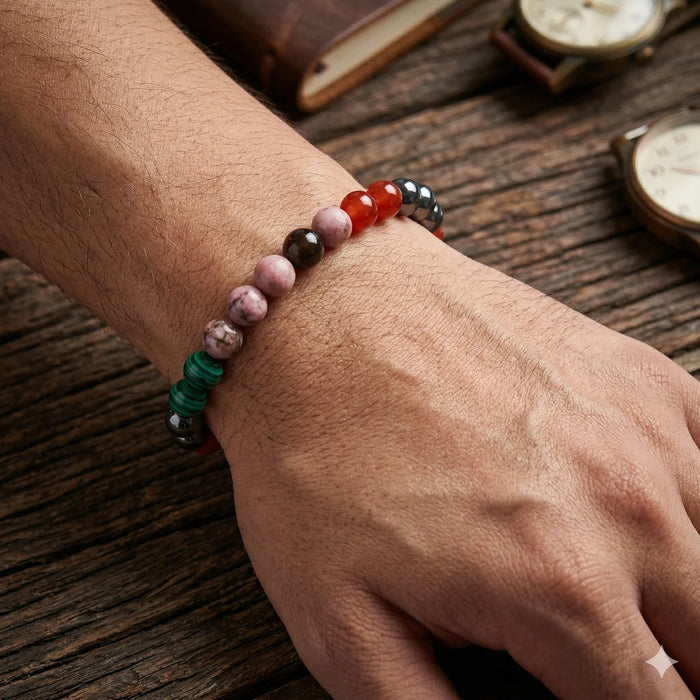 Crystal Bracelet - 2.5 Inches | Bracelet / Semi Precious Stone Hand Band / Crystal Bead Hand Bracelet