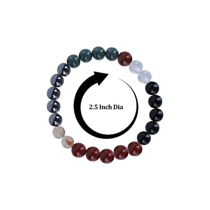 Crystal Bracelet - 2.5 Inches | Wrist Band / Semi Precious Stone Hand Band / Hand Bracelet