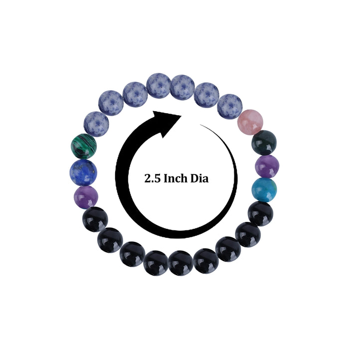 Crystal Bracelet - 2.5 Inches | Bracelet / Semi Precious Stone Hand Band / Crystal Bead Hand Bracelet