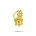 Nathu Bullaku - 1.5 x 2.5 Inches | Stone Nose Ring/ Mukuthi/ Stone Nose Pin for Deity - Head & Face Accessories