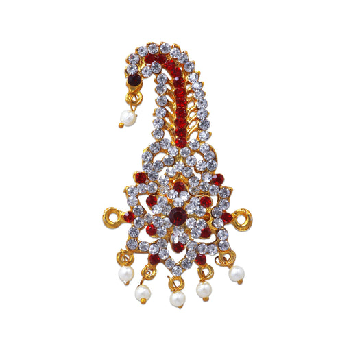 Stone Crown - 3 x 1.75 Inches | Thura Kireedam/ Mukut/ Kiritam for Deity - Head & Face Accessories