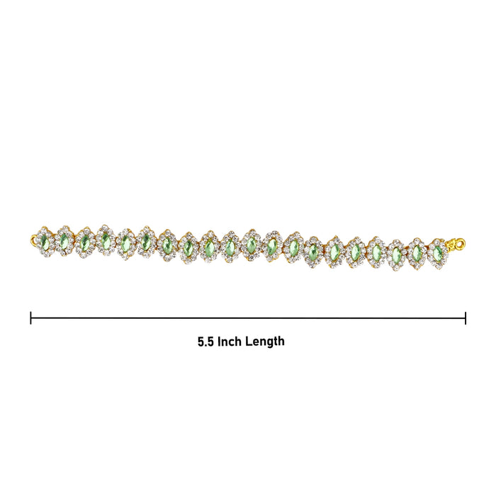 Stone Hip Belt - 5.5 Inch | Ottiyanam/ Waist Belt/ Stone Belt for Deity - Waist & Leg Accessories