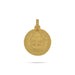 Lakshmi Pendant - 0.5 x 0.5 Inches | Laxmi Pendant/ Gold Polish Dollar/ Lakshmi Locket for Deity - Mala, Pendant