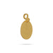 Lakshmi Pendant - 0.5 x 0.5 Inches | Laxmi Pendant/ Gold Polish Dollar/ Lakshmi Locket for Deity - Mala, Pendant