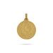 Lakshmi Pendant - 0.5 x 0.5 Inches | Laxmi Pendant/ Gold Polish Dollar/ Lakshmi Locket for Deity - Mala, Pendant