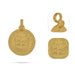 Lakshmi Pendant - 0.5 x 0.5 Inches | Laxmi Pendant/ Gold Polish Dollar/ Lakshmi Locket for Deity - Mala, Pendant