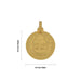 Lakshmi Pendant - 0.5 x 0.5 Inches | Laxmi Pendant/ Gold Polish Dollar/ Lakshmi Locket for Deity - Mala, Pendant