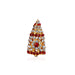 Stone Kireedam - 1.75 Inch | Full Mukut/ Multicolour Stone Kiritam/ Crown for Deity - Head & Face Accessories