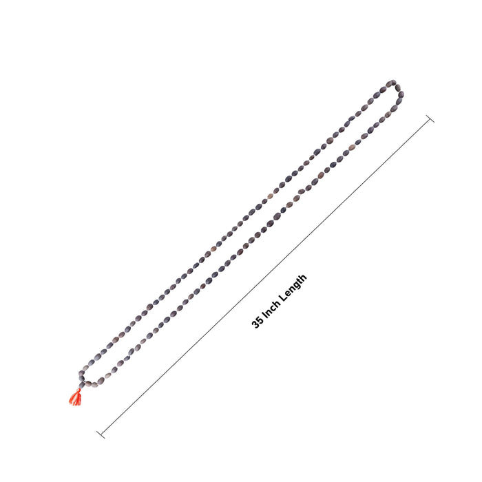 Kamal Gatta Mala - 35 Inches | 108 Beads Lotus Mala/ Lotus Seeds Mala/ Thamarai Mani Malai For Japa - Lotus Mala, Pendant, Bracelet