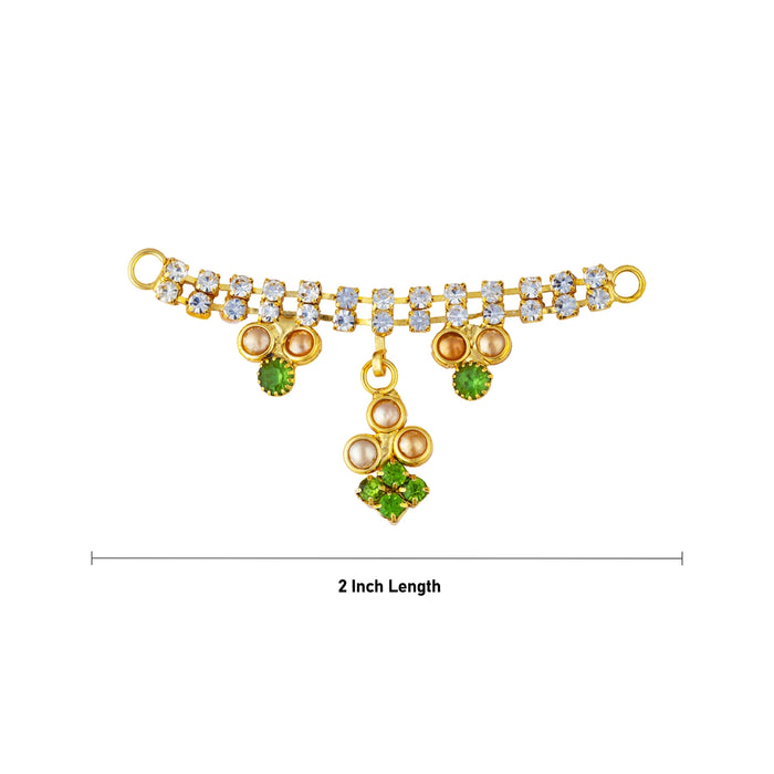 Stone Hip Belt - 2 Inches | Decorative Waist Belt/ Kamarband Stone Belt/ Stone Jewellery For Deity Decor