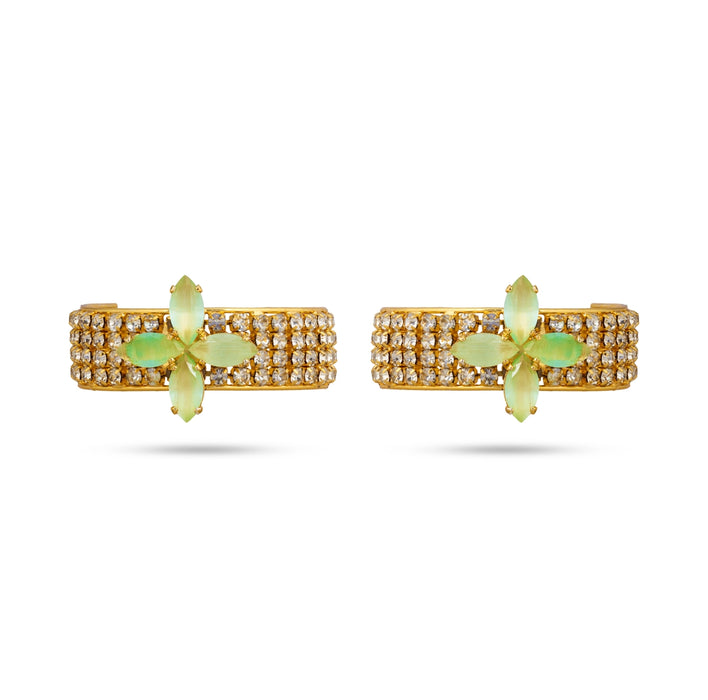 Stone Bangles Pair - 1 Inches | Multicolour Stone Jewellery/ Artificial Jewellery for Deity