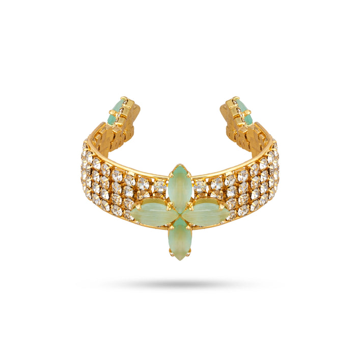 Stone Bangles Pair - 1 Inches | Multicolour Stone Jewellery/ Artificial Jewellery for Deity