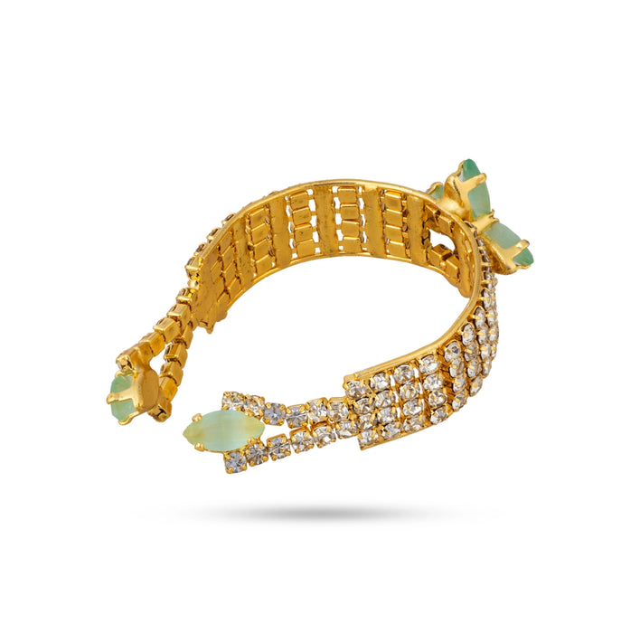 Stone Bangles Pair - 1 Inches | Multicolour Stone Jewellery/ Artificial Jewellery for Deity