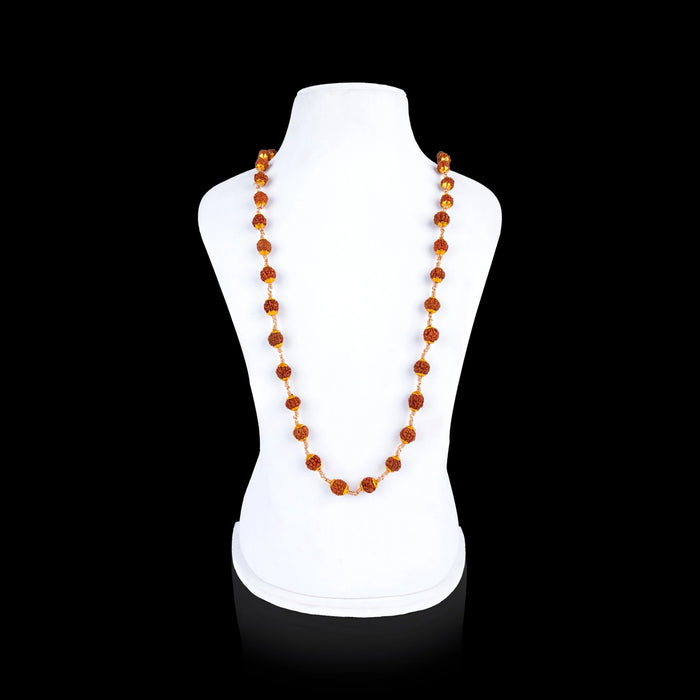Rudraksha Mala - 45 Inches | 10 mm / 108 Beads / Ruthratcham Malai / Japa Mala / Rudraksha Mala for Meditation