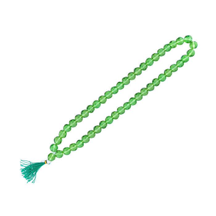 Crystal Mala - 12 Inches | 10 mm/ Semi Precious Stone Mala/ Japa mala for Men & Women/ Assorted