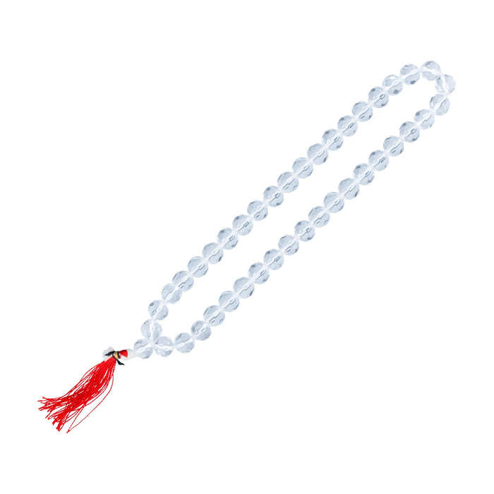 Crystal Mala - 12 Inches | 10 mm/ Semi Precious Stone Mala/ Japa mala for Men & Women/ Assorted